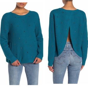 Wildfox Erika Star Studded Knit Sweater